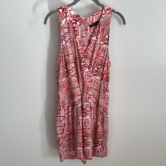BCBGMAXAZRIA Multicolored Patterned Romper Size S - Picture 1 of 11